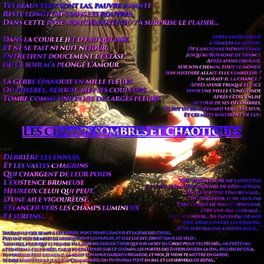 Paroles de Les champs sombres et chaotiques